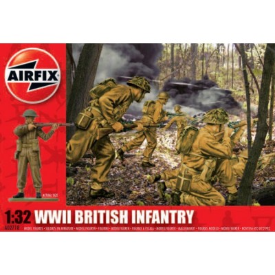 WWII BRITISH INFANTRY - 1/32 SCALE - AIRFIX A02718V
